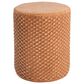 Hearth and Haven Evie Outdoor Round Side Table with Basket Weave Pattern in Brown, , large