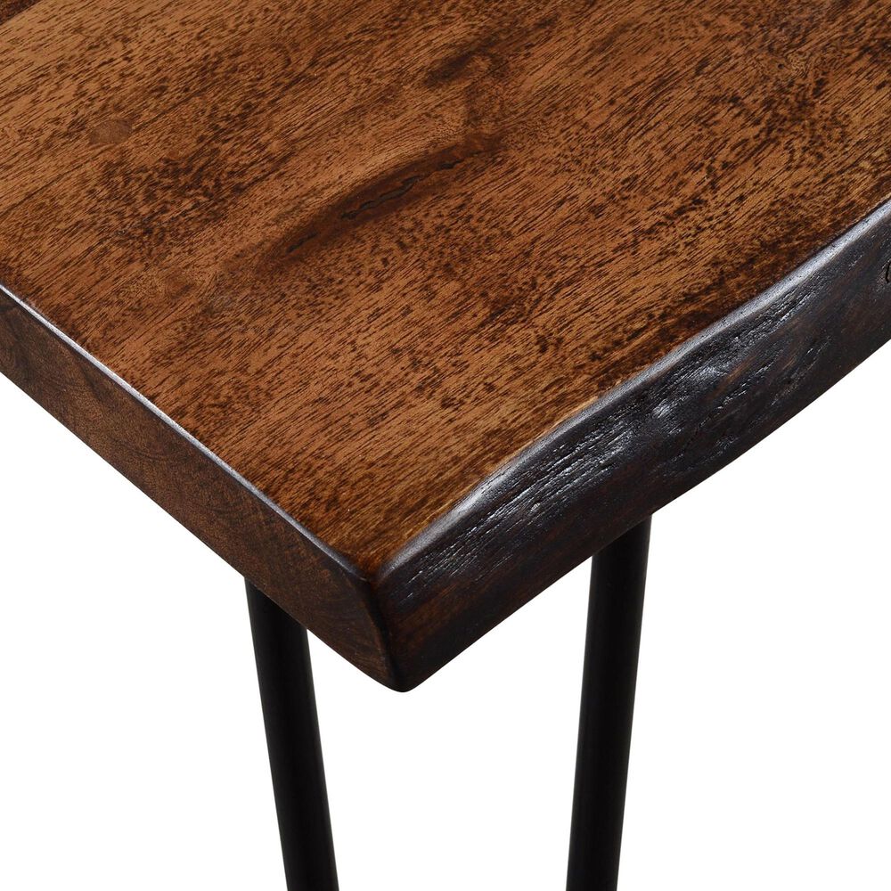 Waltham Nature&#39;s Edge Sofa Table and Three Stools in Light Chestnut, , large