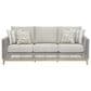 Ashley Seton Creek Stationary Patio Sofa in Gray, , large