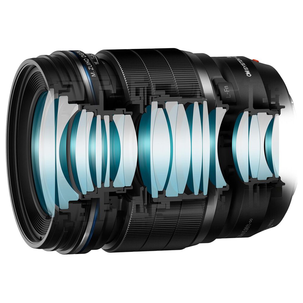 OM- System M.Zuiko Digital ED 25mm f/1.2 Pro Lens in Black, , large