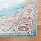 Safavieh Aria ARA116M 4" x 6" Blue and Ivory Area Rug, , large