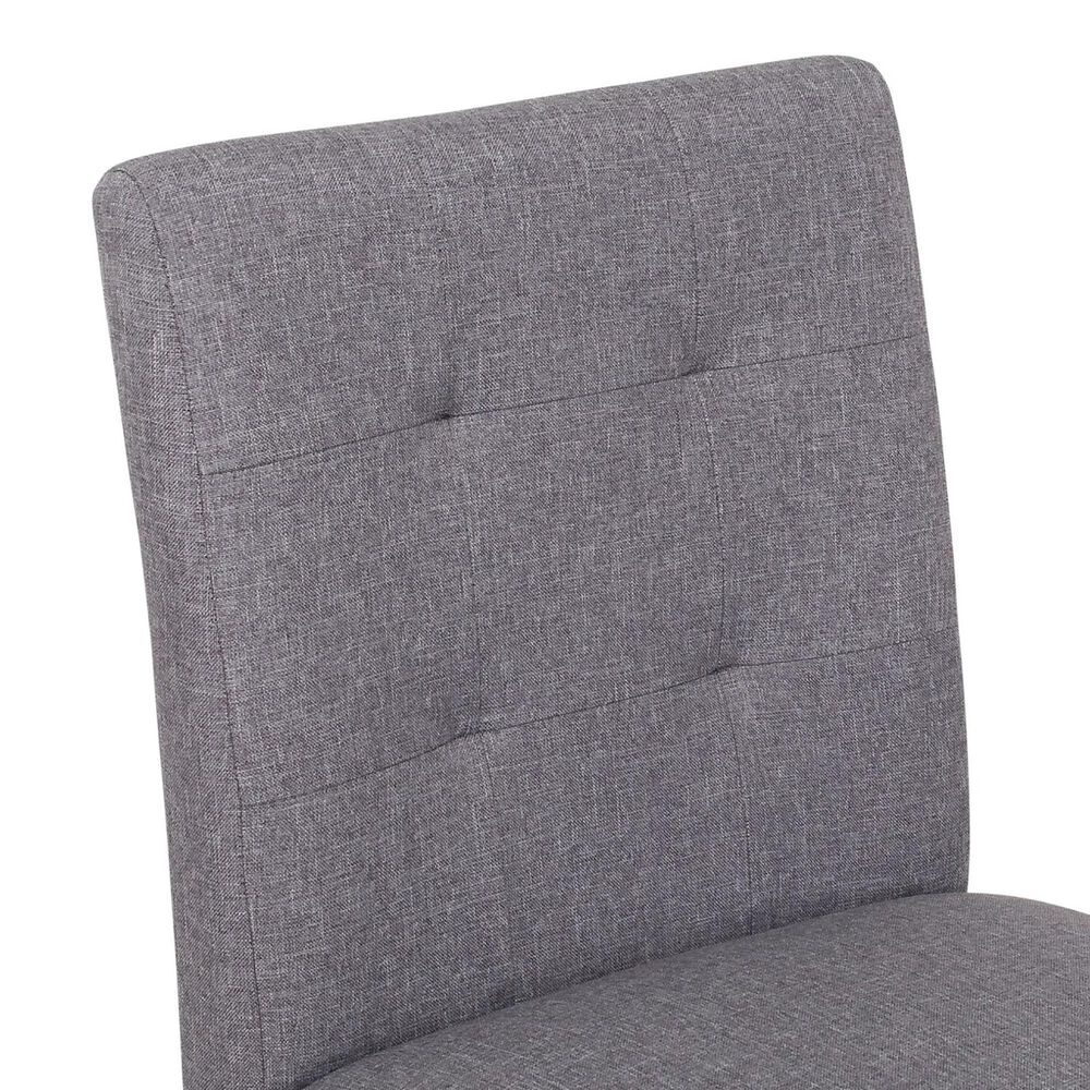 CorLiving Leila 31&quot; Bar Stool in Silver Grey, , large