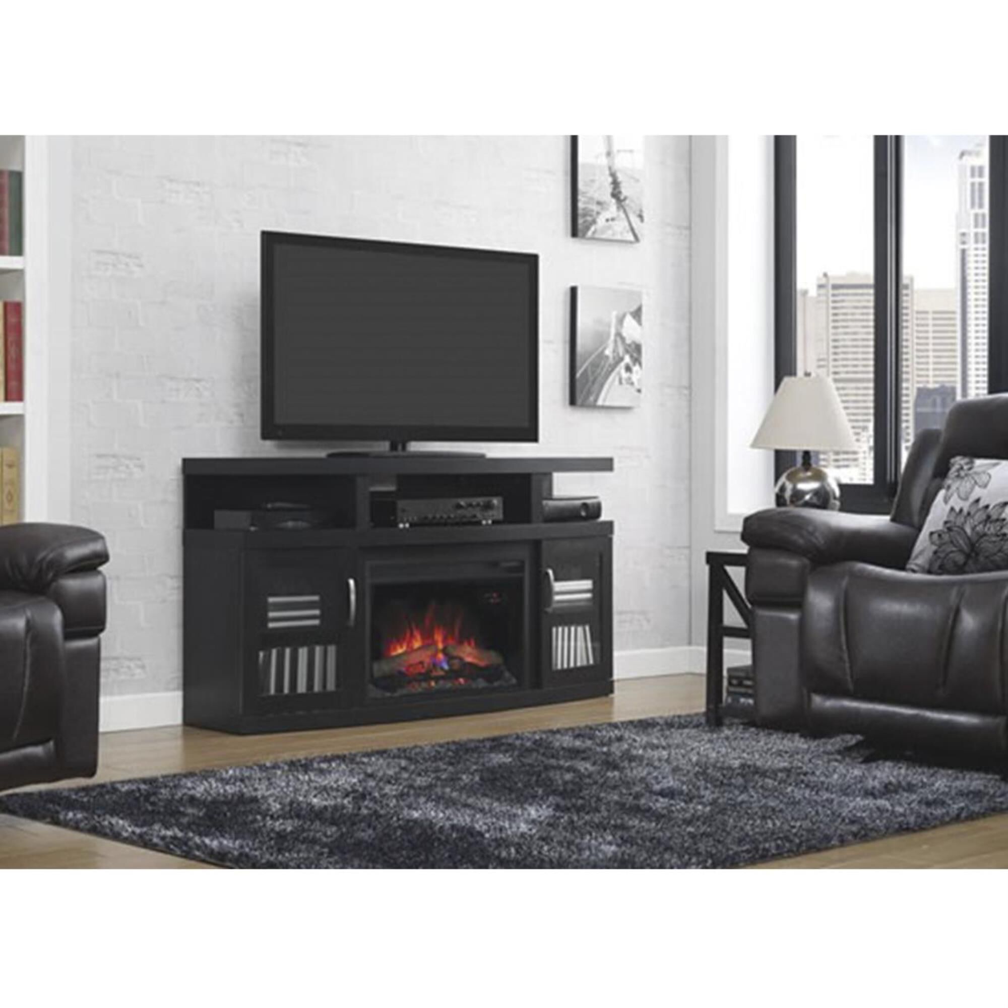 Nebraska furniture mart shop fireplace tv stands