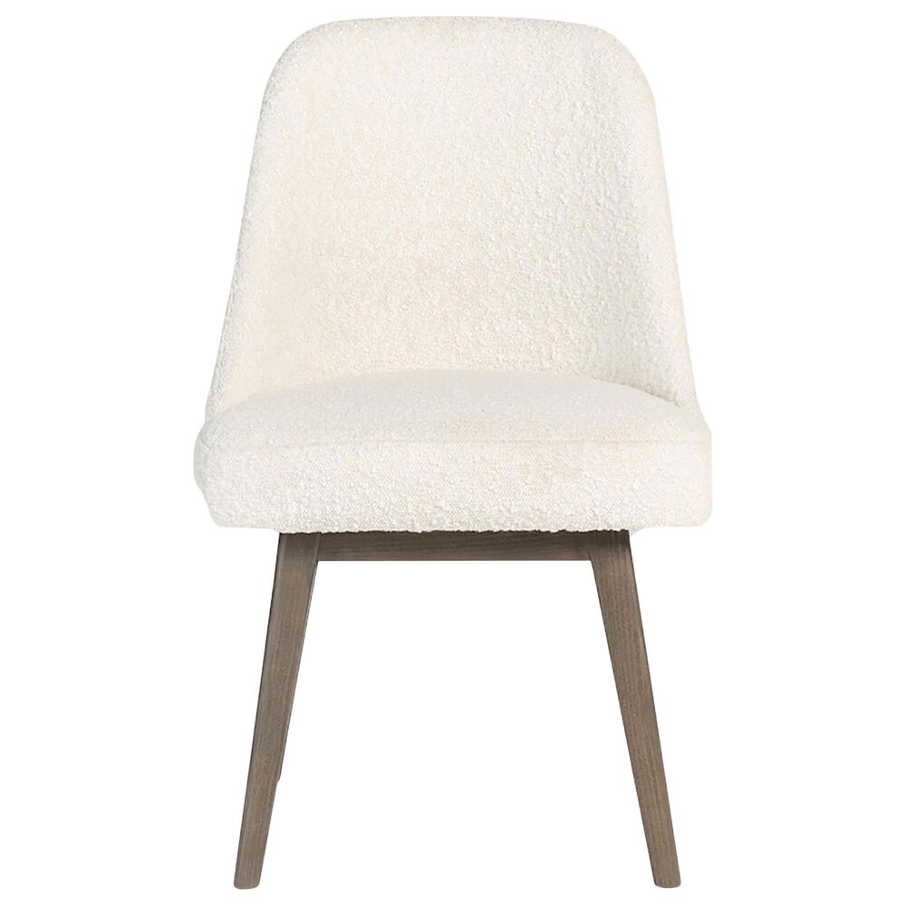 Alder and Tweed Jackie Side Chair with Warm Cotton Fabric in Moderna Brown, , large