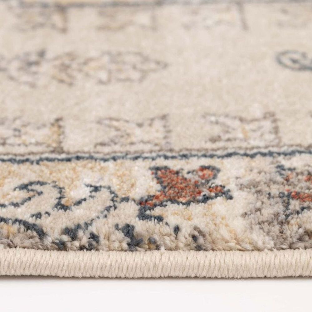 Central Oriental Montville Laylinia 5&#39; x 7&#39;3&quot; Alabaster and Multicolor Area Rug, , large