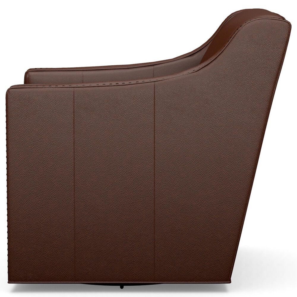 Lexington Furniture Barrier Leather Swivel Chair, , large
