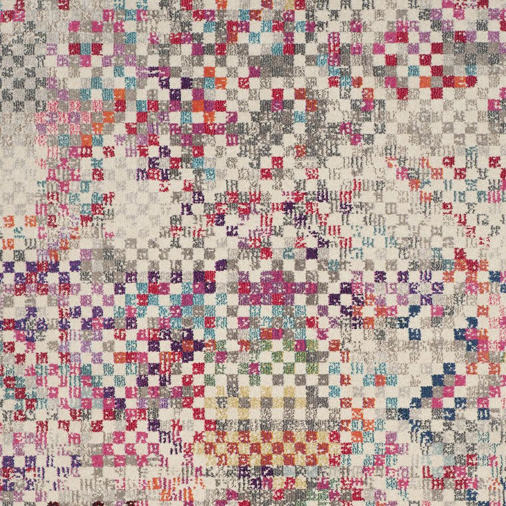 Safavieh Monaco MNC241G-28 2&#39;2&quot; x 8&#39; Grey/Multi Runner, , large