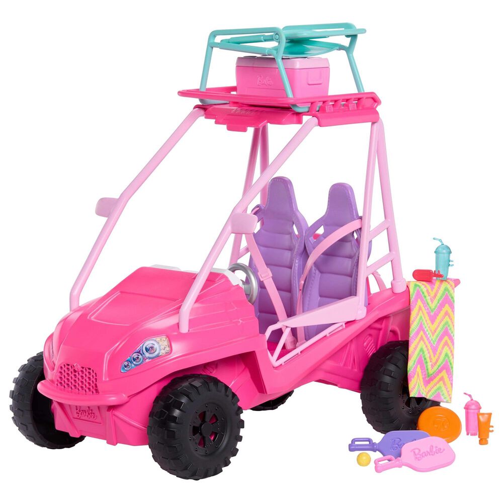 Barbie Mysteries Beach Detectives Ultimate Beach Buggy Vehicle Playset in Multicolor, , large