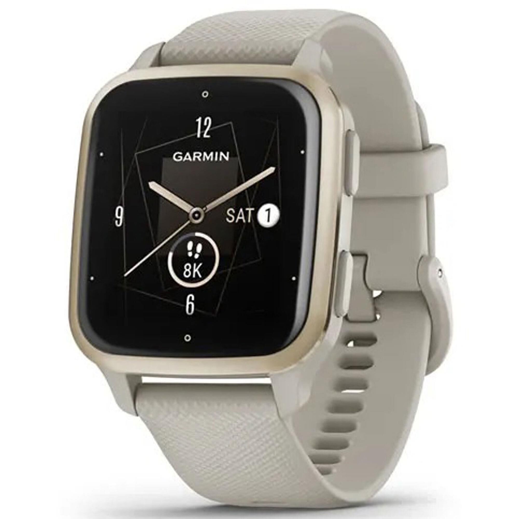 Garmin Venu Sq 2 Music Edition GPS Smartwatch in Cream Gold
