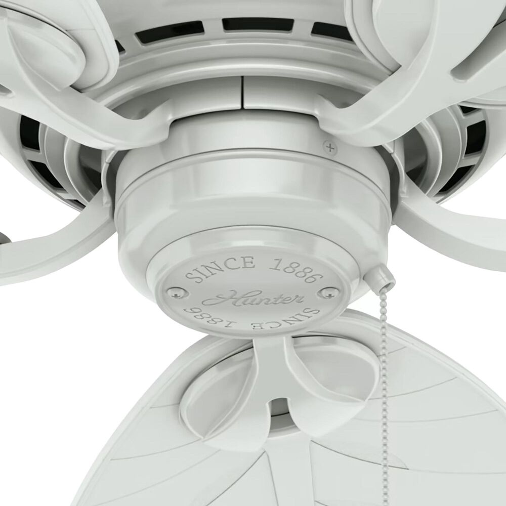 Hunter Bayview 54&quot; Outdoor Ceiling Fan in White, , large