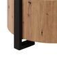 Steve Silver Furniture Darcie Cocktail Table in Natural and Black, , large
