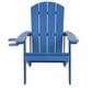 Hearth and Haven Outdoor Lounge Chair with Cup Holder in Navy Blue, , large