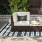 Homestyles Palm Springs 3-Piece Patio Set with Storage Table in Brown, , large