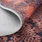 Feizy Voss 5"3" x 7"6" Tan and Blue Area Rug, , large