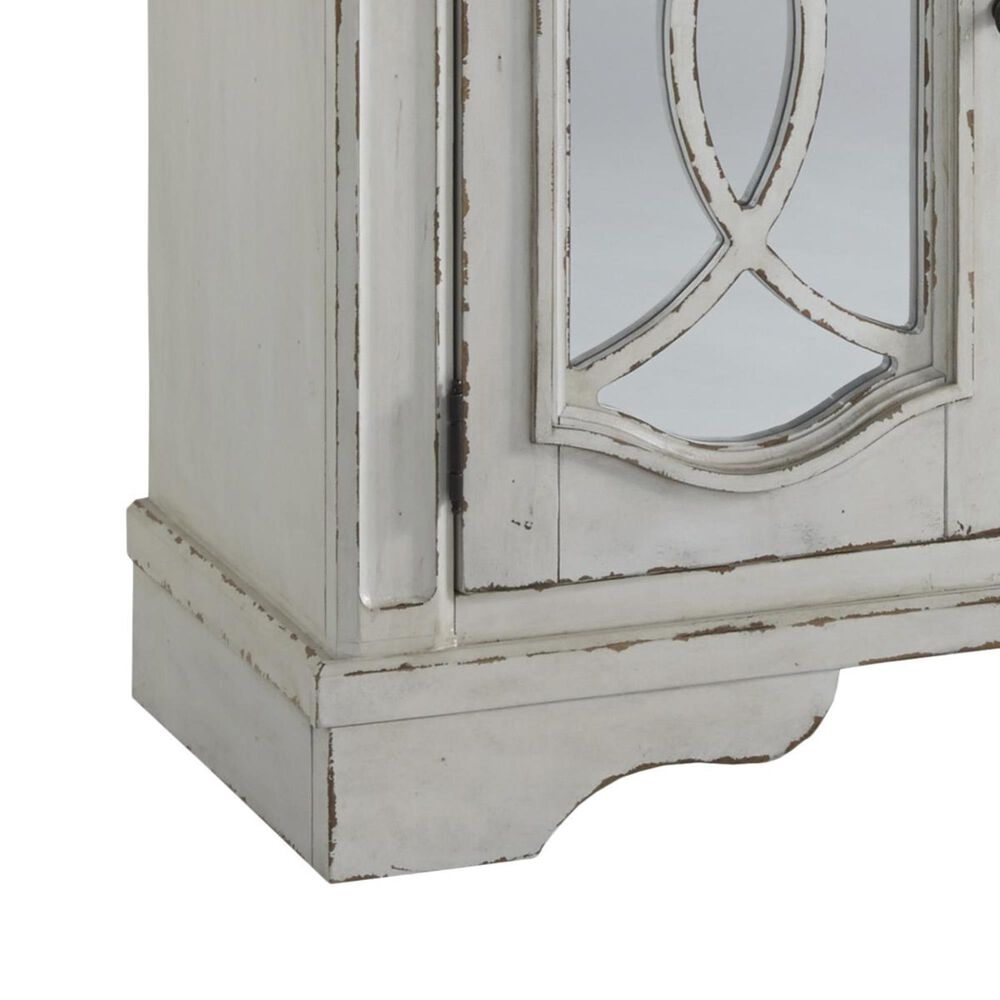 Signature Design by Ashley Realyn Dining Room Server in Chipped White