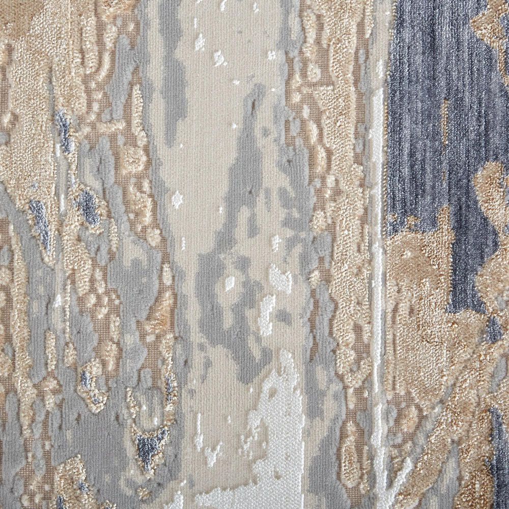 Feizy Laina 5&#39; x 7&#39;10&quot; Beige and Blue Area Rug, , large
