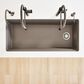 Blanco Inteos 45" Undermount Single Bowl Kitchen Sink in Volcano Gray, , large