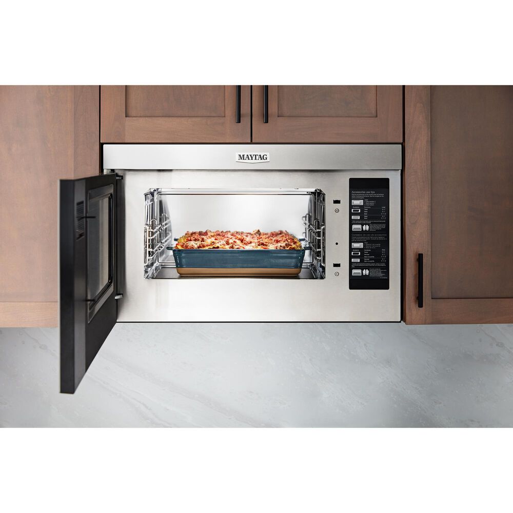 Maytag Flush Mount Over-the-Range Toaster Oven Combination 1.1 Cu. Ft., , large