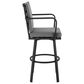 Blue River Don 30" Patio Barstool in Dark Gray, , large