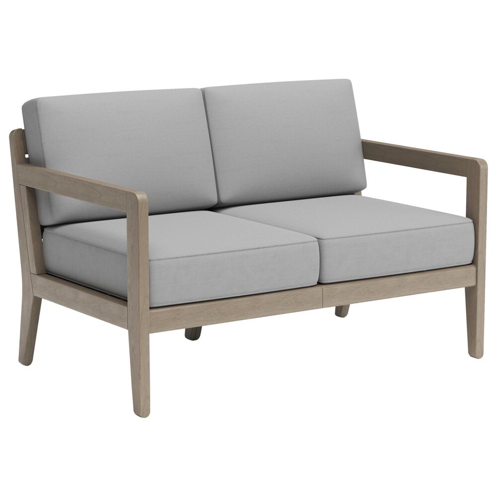 Homestyles Sustain 4-Piece Patio Conversation Set with Loveseat in Stain Brown, , large