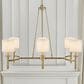 Hampton Park Elegenza 6-Light Chandelier in Antique Gold, , large