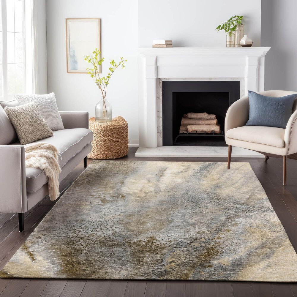 Dalyn Rug Company Odyssey OY5 Taupe 5' x 7'6" Area Rug, , large