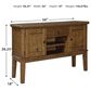 Ashley Ralene 2-Door Dining Server in Medium Brown, , large
