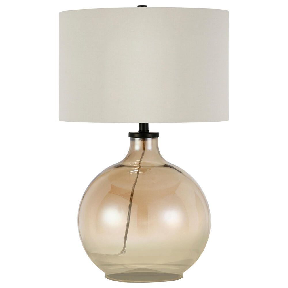 Hudson and Canal Laelia Table Lamp in Gold Luster Glass, , large