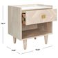 Safavieh Bora Nightstand in White Wash, , large