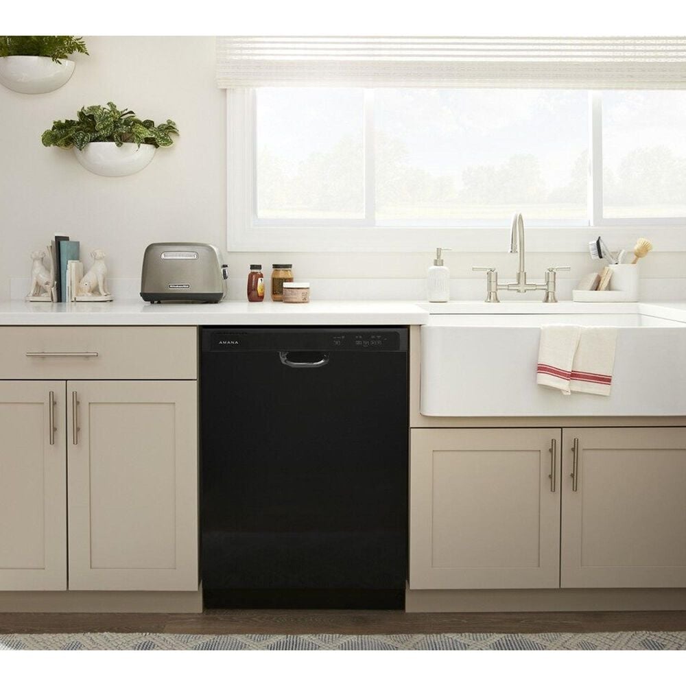 Amana 24&quot; Dishwasher with Triple Filter Wash System in Black, , large