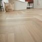 Karndean Korlok Select Texas White Ash 6" x 24" Herringbone Vinyl Plank, , large
