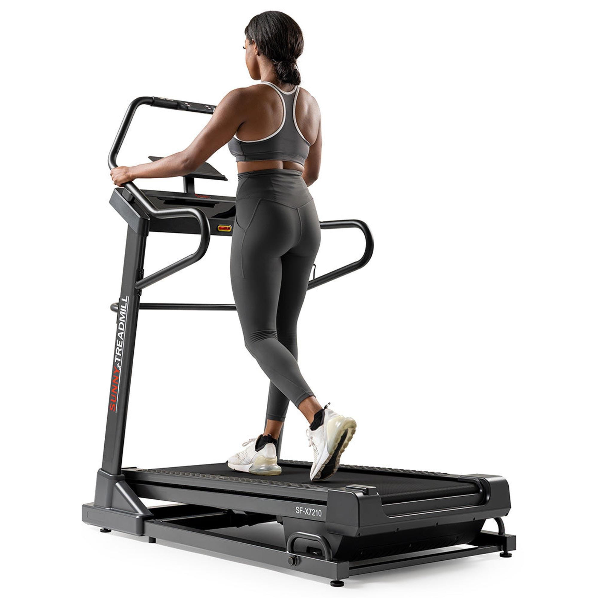 ランニング、ジョギング sunny health and fitness Sunny Health & Fitness Premium Ultimate Incline Decline Treadmill