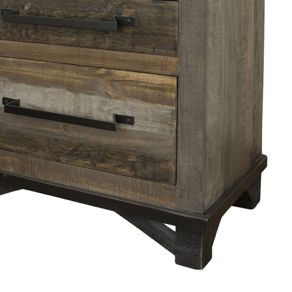 Fallridge Loft Brown Nightstand in Gray and Brown, , large