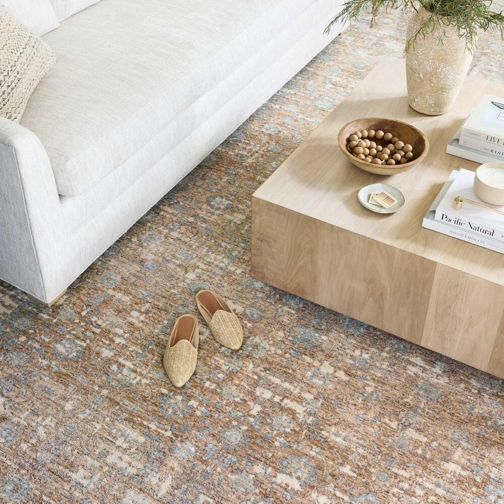 Angela Rose Blake 6&#39;7&quot; x 9&#39;10&quot; Sand and Sky Area Rug, , large