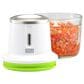 TRU TRU 3.5-Cup Cordless Rechargeable 2-Speed Chopper in White, , large