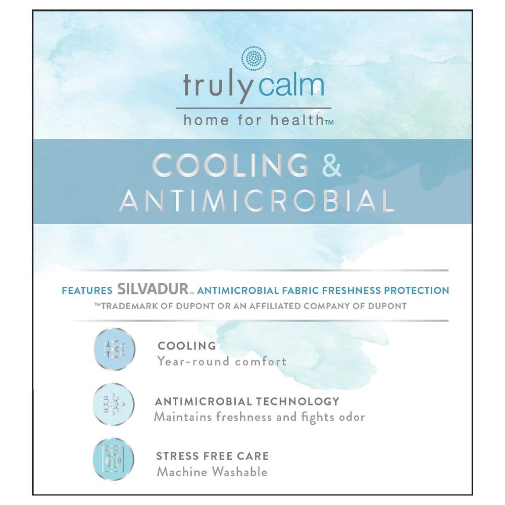 Pem America Truly Calm Silver Cool 3-Piece Twin Sheet Set in Blue, , large