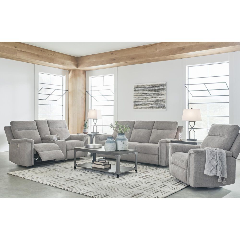 Ashley Barnsana Power Recliner in Ash, , large