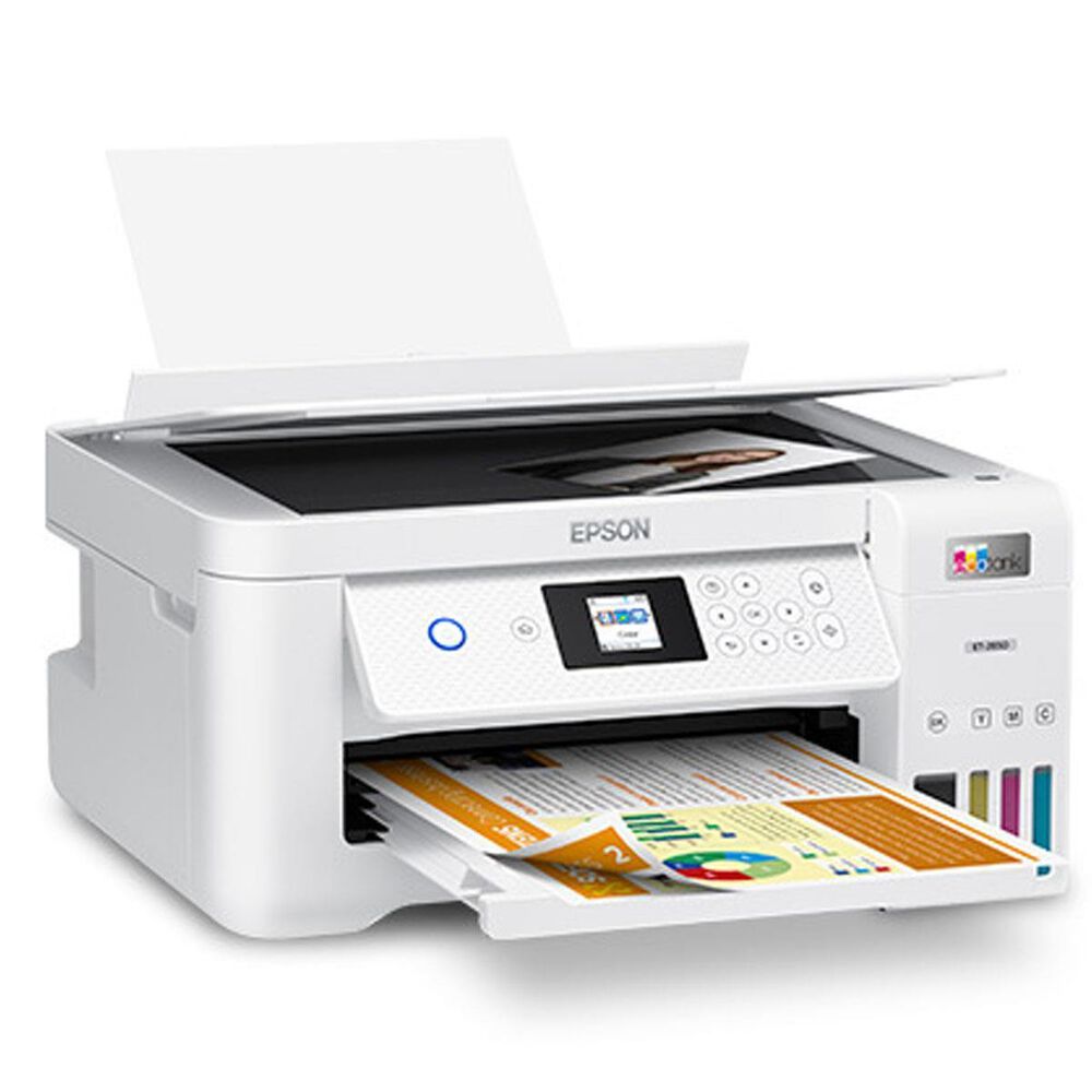 Epson EcoTank ET-2850 Wireless Color All-in-One Cartridge-Free Supertank Printer with Scan, Copy and Auto 2-sided Printing, , large