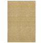 Dalyn Rug Company Soft Essentials Solid Gold 3" x 5" Area Rug, , large