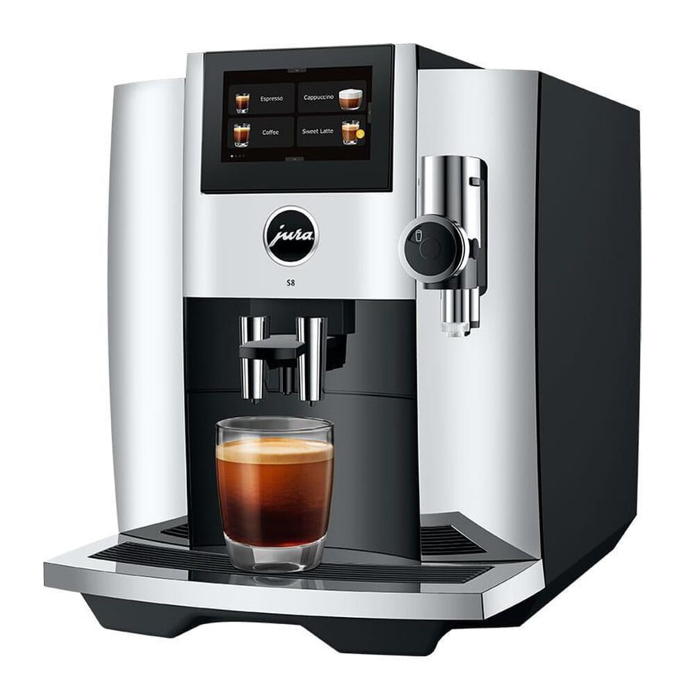 Jura S8 64 Oz Automatic Coffee Maker in Chrome, , large