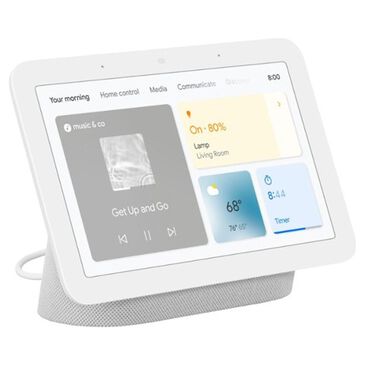 Google Nest Hub 2nd Gen - Smart Home Speaker and 7 Display with Google Assistant - Chalk, , large