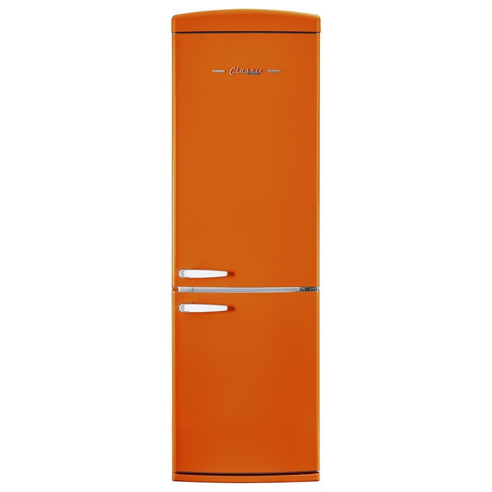 Unique Appliances Classic Retro 12 Cu. Ft. Bottom Freezer Regfrigerator In Creamsicle Orange, , large