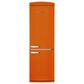 Unique Appliances Classic Retro 12 Cu. Ft. Bottom Freezer Regfrigerator In Creamsicle Orange, , large