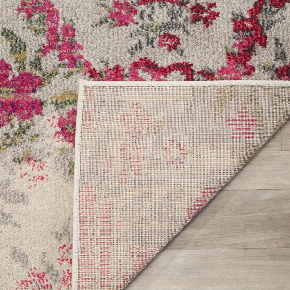 Safavieh Monaco MNC205R 2&#39;2&quot; x 8&#39; Ivory and Pink Runner, , large