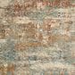 Karastan Marash 5" x 7"6" Beige, Rust Red and Blue Area Rug, , large