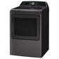GE Profile 5.4 Cu. Ft. Top Load Impeller Washer and 7.4 Cu. Ft. Smart Electric Dryer in Diamond Gray
, , large