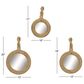 Maple and Jade Rope Wall Mirror in Light Brown (Set of 3), , large