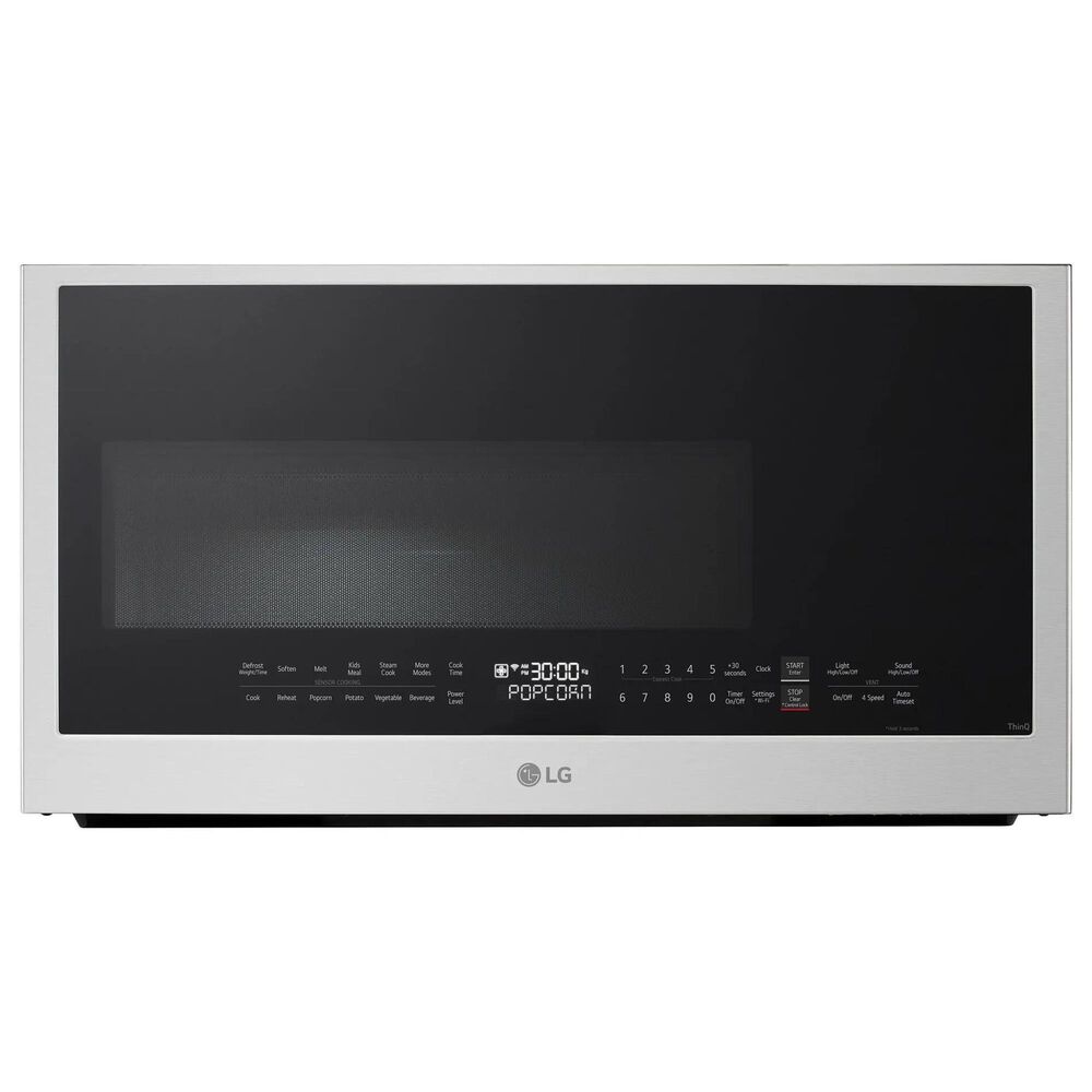 LG 2 Cu. Ft. Over-The-Range Microwave Oven in PrintProof Stainless Steel, , large
