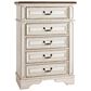 Ashley Realyn 5 Piece Twin Bedroom Set in Chipped White, , large