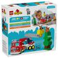 LEGO Duplo Fire Truck with Hose and Firefighter Building Set, , large